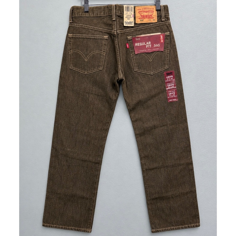 NWT 2007 Levi's 505 Jeans 31x30 Deadstock 0649 Rigid Rinse Regular Fit